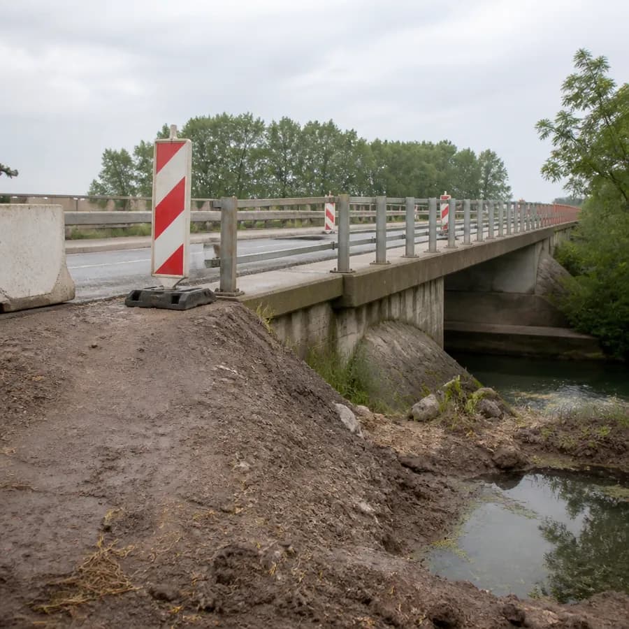 Remont mostu na trasie DK 63 w Suchożebrach. Kierowców czekają utrudnienia